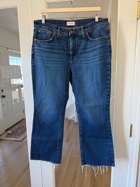 Madewell Blue Denim Mid-Rise Jeans